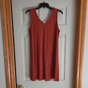 Hem & Thread Red Striped Tank Top
